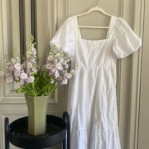 ASTR the label white midi dress 🤍